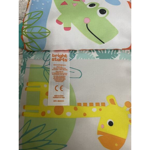 Bright Starts Elephant Toy Lot Plush Lovey Teether Crinkle Book Stuffed Animal - Picture 7 of 9